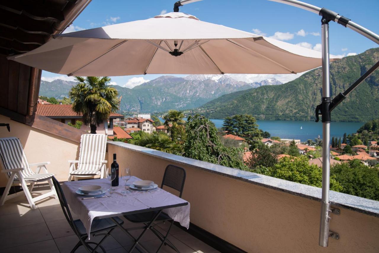 Apartmán Mansarda I Cipressi Lenno Exteriér fotografie
