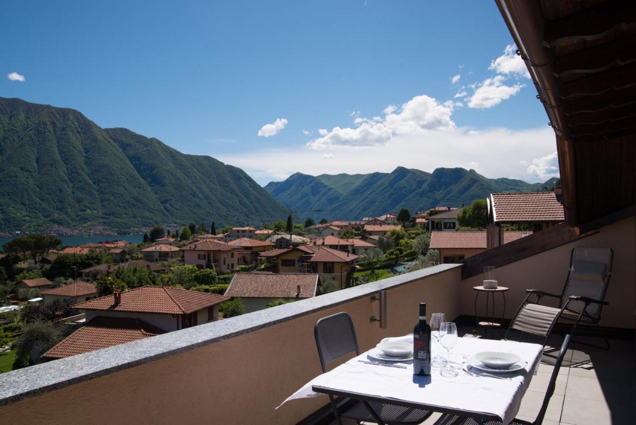 Apartmán Mansarda I Cipressi Lenno Exteriér fotografie